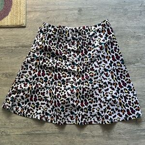 Cute leopard print skort
